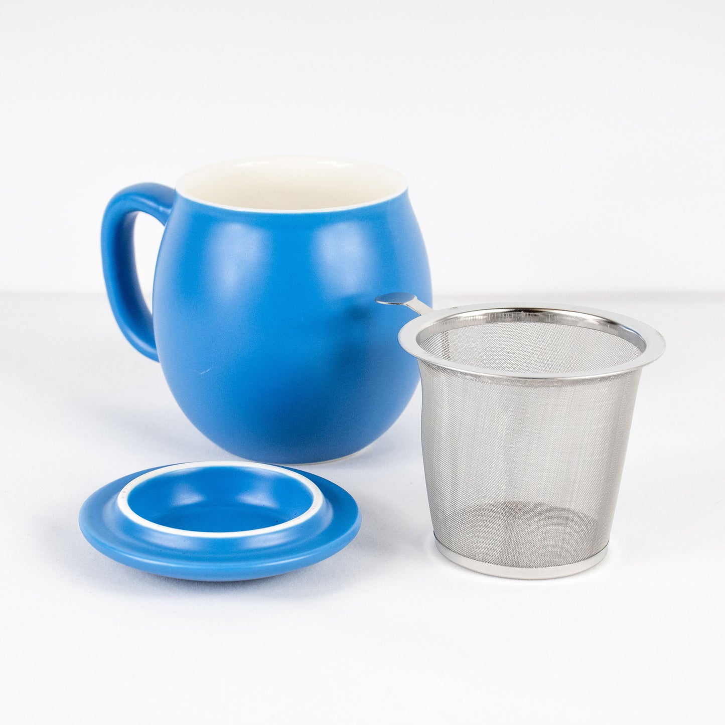Round Colored Mug with Infuser